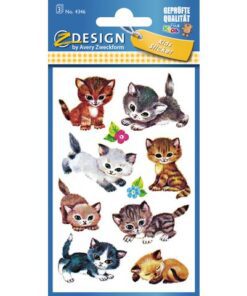 Avery papieretiket Z-design Kids pakje a 3 vel katten