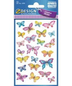 Avery papieretiket Z-design Creative pakje a  3 vel vlinders