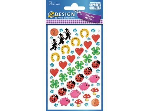 Avery papieretiket Z-design Creative pakje a 3 vel geluksbrengers