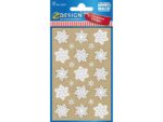 Avery Etiket Z-design Christmas sterren - 2 vel