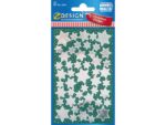 Avery etiket Z-design Christmas pakje a 2 vel zilveren sterren