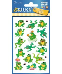 Avery papieretiket Z-design Kids pakje a 3 vel kikkers