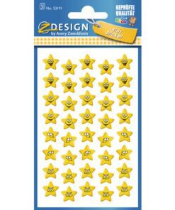Avery papieretiket Z-design Kids pakje a 3 vel sterren