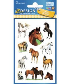 Avery papieretiket Z-design Kids pakje a 2 vel paarden