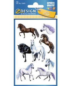 Avery papieretiket Z-design Kids pakje a 3 vel paarden