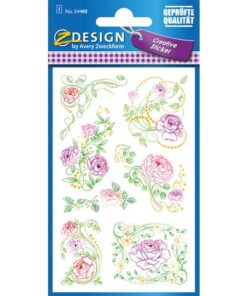 Avery Papieretiket Z-design Creative pakje a 1 vel rozen