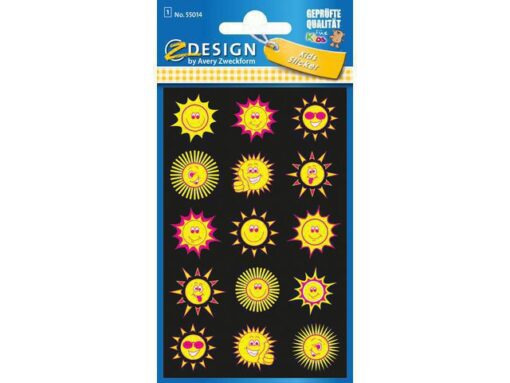 Avery Neon etiket Z-design Kids zon pakje a 1 vel