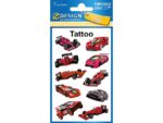 Avery Tattoo etiket Z-design Kids pakje a 1 vel race auto's