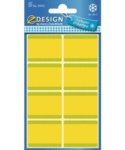 Avery diepvriesetiket Z-design Home 36x28mm 40 etiketten geel