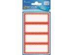 Avery huishoudetiket Z-design Home pakje a 3 vel kader rood-wit