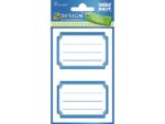 Avery boeketiket Z-design School pakje a 6 vel kader blauw