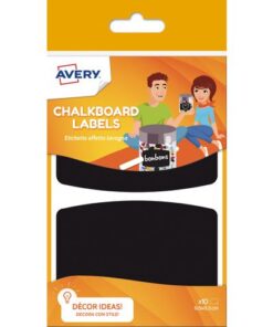 Etiket voor bordkrijt Avery 10 stuks 95x63mm