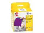 Etiket universeel Avery 51mm x 19mm, wit non permanent, 1 x 500 etiketten