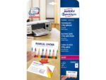 Visitekaartjes Avery 85x54mm 270gr wit 25 vel 10 kaarten    per vel