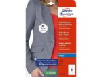 Avery Naambadge zelfkl. Zweckform rond 65mm wit afneembaar 160    etiketten 20 vel inktjet