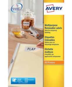 Etiket Avery ILK 210x297mm wit NP 25 vel 1 etiket per vel