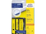 Ordnerrugetiket Avery 297x61mm geel 20 vel 3 etiketten per  vel
