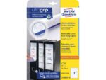 Avery Ordnerrugetiket Zweckform 38x192mm wit afnee. 70 etik. 10   vel