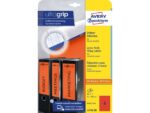 Ordnerrugetiket Avery 192x61mm rood 20 vel 4 etiketten per  vel