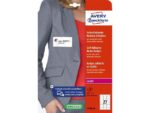Badge etiket Avery 63,5x29,6mm 20 vel 27 etiketten per vel  wit