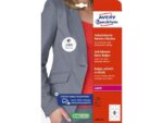 Avery Naambadge zelfkl. Zweckform rond 65mm wit afneembaar 160    etiketten 20 vel laser