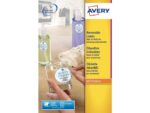 Etiket Avery ILK 10mm rond NP 25 vel 315 etiketten per vel  wit
