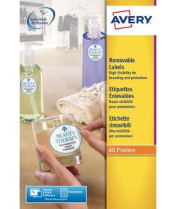 Etiket Avery ILK 10mm rond NP 25 vel 315 etiketten per vel  wit