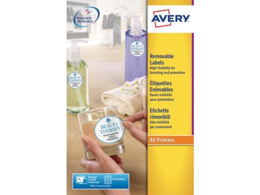 Etiket Avery ILK 10mm rond NP 25 vel 315 etiketten per vel  wit