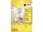 Etiket Avery ILK 63,5x42,3mm NP 25 vel 18 etiketten per vel wit