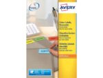 Etiket Avery ILK 45,7x21,2mm 20 vel 48 etiketten per vel    geel