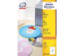 CD etiket Avery 117mm classic size 100 vel 2 etiketten per  vel wit