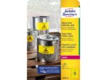 Laseretiket Avery 99,1x42,3mm geel 20 vel 12 etiketten per  vel