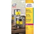 Laseretiket Avery 210x297mm geel 20 vel 1 etiket per vel