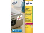 Laseretiket Avery 63,5x33,9mm wit 20 vel 24 etiketten per   vel