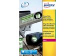 Weerbestendig etiket Avery 99,1x38,1mm 20 vel 14 etiketten  per vel