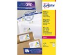 Adresetiket Avery QuickPeel 63,5x72 wit 100 vel 12          etiketten per vel