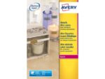 Laseretiket Avery 38,1x21,2mm goud 25 vel 65 etiketten per  vel