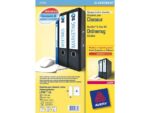 Ordnerrugetiket Avery 192x62mm wit 25 vel 4 etiketten per   vel