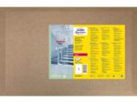 Bedrukbaar antimic. Folie Zweckform 320x450mm, transp. 5    vel, afneembaar