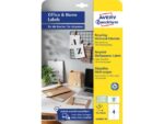 Avery Etiket gerecy. Zweckform 105x148mm wit perm. 40 etik. 10 vel