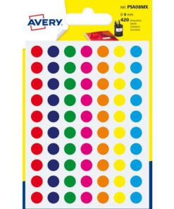 Etiket Avery 8mm rond