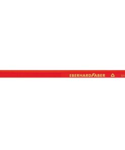 Potlood Eberhard Faber HB driekantig rood gelakt doos 12    stuks