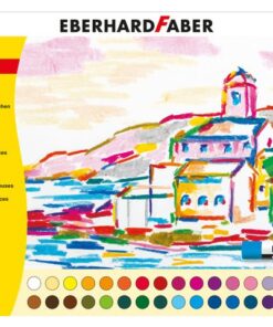 Oliepastelkrijt Eberhard Faber 11mm doos a 36 st assorti