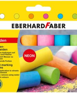Stoepkrijt Eberhard Faber 6 Neon kleuren