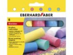 Stoepkrijt Eberhard Faber 6 kleuren