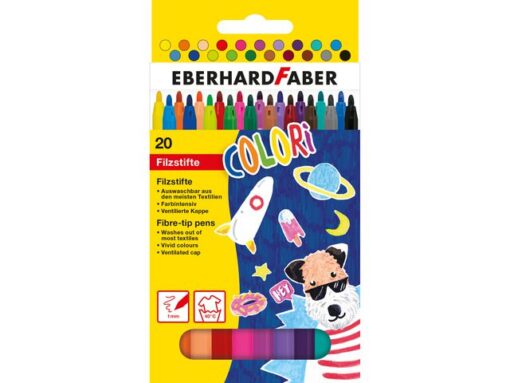 Viltstift Eberhard Faber 20 kleuren