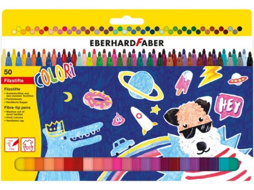 Viltstift Eberhard Faber 50 kleuren