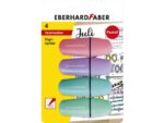 Tekstmarker Eberhard Faber mini pastel 4st. op kaart