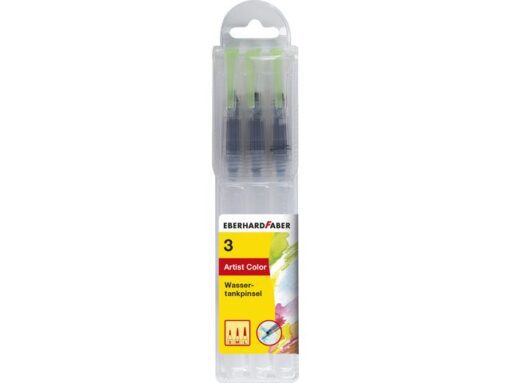 Waterpenseel set Eberhard Faber 3 maten s, m, l