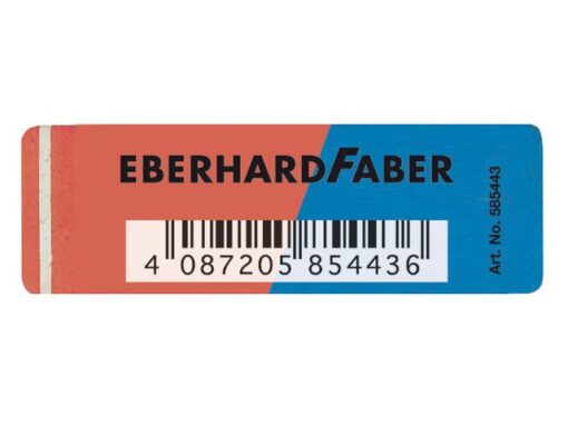Gum Eberhard Faber inkt/potlood rood/blauw display à 40     stuks